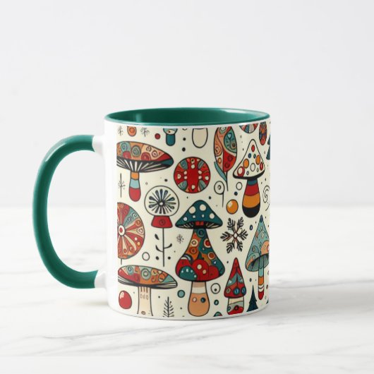 Festliche Pilze Tasse (Links)