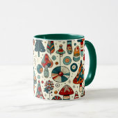 Festliche Pilze Tasse (VorderseiteRechts)