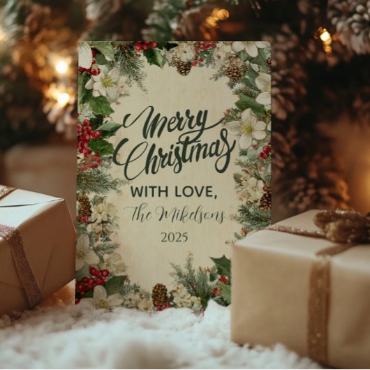 Festliche Pinecone und Weihnachten