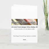 Festliche Pinguin-Weihnachtskarte Feiertagskarte (Rückseite)