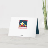 Festliche Pinguine, Weihnachtsgrüße Karte (Rückseite)