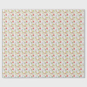 Festliche Polar Bären Weihnachtsfeiertag Geschenkpapier (Flach)