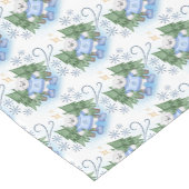 Festliche Polar Bären Weihnachtsfeiertag Kurzer Tischläufer (Ecke)