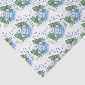 Festliche Polar Bären Weihnachtsfeiertag Seidenpapier (Ausschnitt)