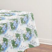 Festliche Polar Bären Weihnachtsfeiertag Tischdecke (Beispiel)