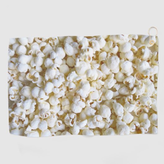 Festliche Popcorn-Dekoration Golfhandtuch (Horizontal)