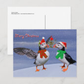 Festliche Puffs Postkarte (Vorne/Hinten)