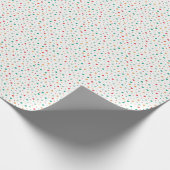 Festliche Punkte-Feier Geschenkpapier (Ecke)