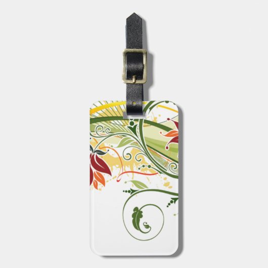 Festliche Reise Gepäckanhänger (Vorderseite vertikal)