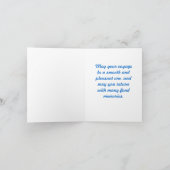 Festliche Reise-kundenspezifische Karte (Innenseite)