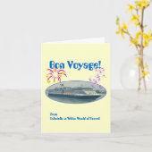 Festliche Reise-kundenspezifische Karte (Gelbe Blume)