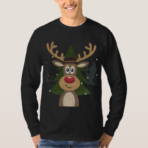 Festliche Rentiere im Winterwunderland T-Shirt