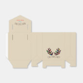 Festliche Rentierfäule, Weihnachts-Gefälligkeitsbo Geschenkschachtel (Ungefaltet)