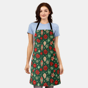 Festliche Retro-Ornamente Nahtloses Muster Schürze