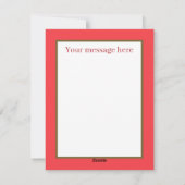 festliche Retro Vintage Weihnachtsmädchen Feiertagskarte (Rückseite)