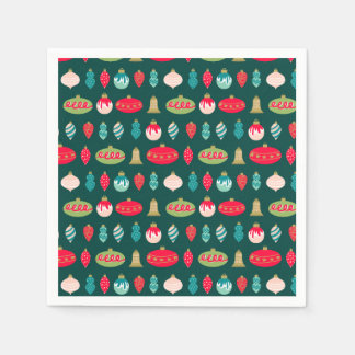 Festliche Retro Weihnachtsschmuck Mittelalter Jahr Serviette