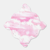 Festliche rosa Rosenwolken Geschenkschachtel (Ungefaltet)