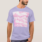 Festliche rosa Rosenwolken T-Shirt (Vorderseite)