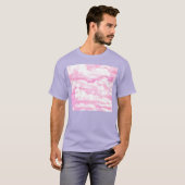 Festliche rosa Rosenwolken T-Shirt (Vorne ganz)
