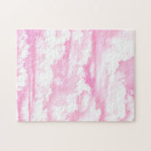 Festliche rosa Wolken Puzzle (Horizontal)