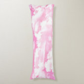 Festliche rosa Wolken Seitenschläferkissen (Vorderseite Vertikal)