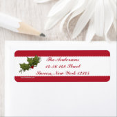 Festliche Rücksendeadressen-Aufkleber (Insitu)