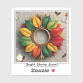 "Festliche saisonale Wunder" Aufkleber (Blatt)