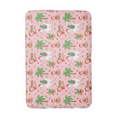 Festliche Schluchten und Llamas-Urlaubsmuster Badematte (Vorderseite Vertikal)