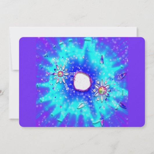 Festliche Schneeflocken Feiertagskarte (Vorderseite)