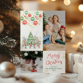 Festliche Schneeflocken Frohe Weihnachten 2 Foto