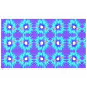 Festliche Schneeflocken Tischdecke (Vorderseite (Horizontal))