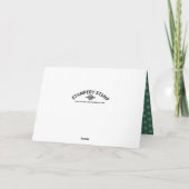 Festliche Schneeflocken, Weihnachten Karte (Rückseite)