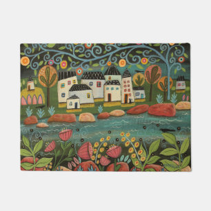 Festliche Seascape Doormat Fußmatte