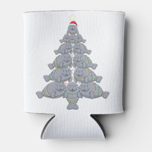 Festliche Seekuh-Weihnachtsbaum mit magischem Ozea Dosenkühler
