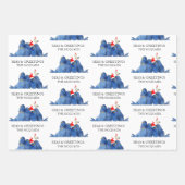 Festliche Seelöwen Meer in Grüße Wasserfarbe Geschenkpapier Set (Vorderseite)