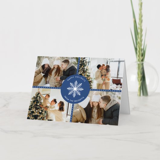 Festliche Snowflake Weihnachten 4 Foto Real (Vorderseite)