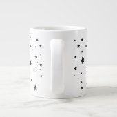 Festliche Snowflake Weihnachtsfeier Tasse (Rückseite)