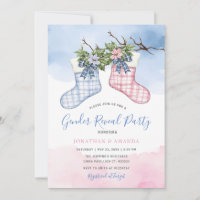 Festliche Socken Blumenweihnachtsgeschlecht offenb