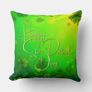 Festliche St. Patrick’s Day Grüße Kissen