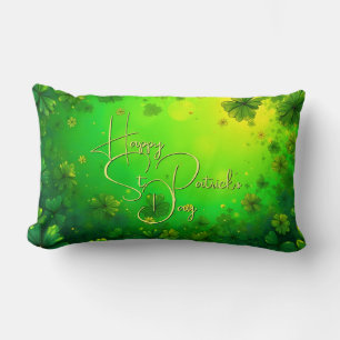 Festliche St. Patrick’s Day Grüße Lendenkissen