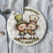 Festliche St. Patrick's Day Charaktere Button (Beispiel)