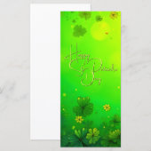 Festliche St. Patrick's Day Grüße (Vorne/Hinten)