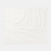 Festliche Streusel Fleecedecke (Vorderseite (Horizontal))