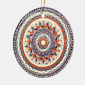 Festliche Talavera Uno Keramikornament (Links)