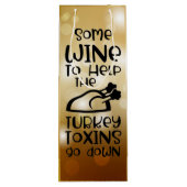 Festliche Tasche Geschenktüte Für Weinflaschen (Rückseite)