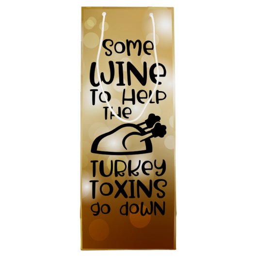 Festliche Tasche Geschenktüte Für Weinflaschen (Rückseite)