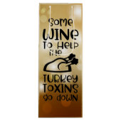 Festliche Tasche Geschenktüte Für Weinflaschen (Vorderseite)