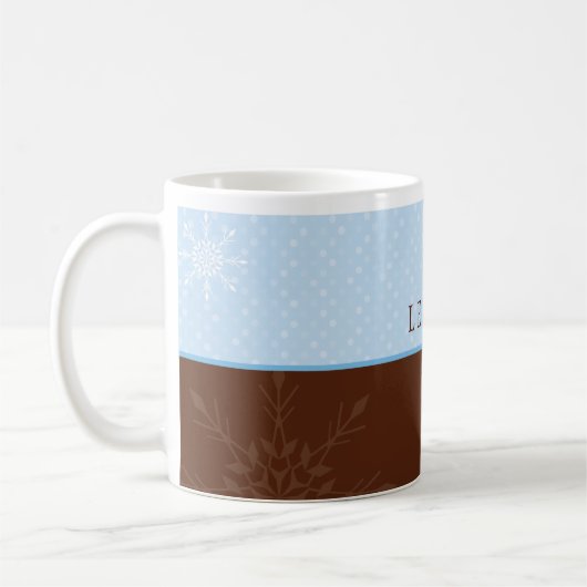 FESTLICHE TASSE:: magische Schneeflocke 3 Kaffeetasse (Links)