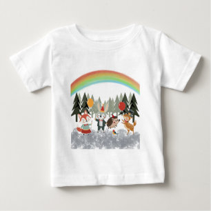 Festliche Tiere Baby T-shirt