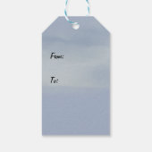 Festliche Tiere Geschenkanhänger (Rückseite)